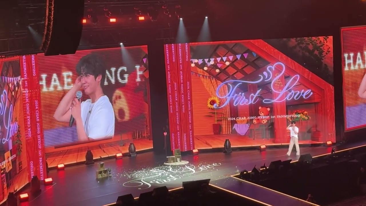 2024 CHAE JONG HYEOP 1st FANMEETING in JAPAN [First Love] 神戸ワールド記念ホール 6/9 #チェジョンヒョプ (2階席上段からiPhone)