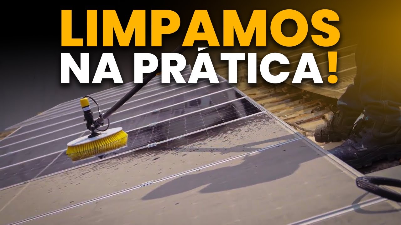 Devo LIMPAR as PLACAS SOLARES? Veja o que aconteceu!