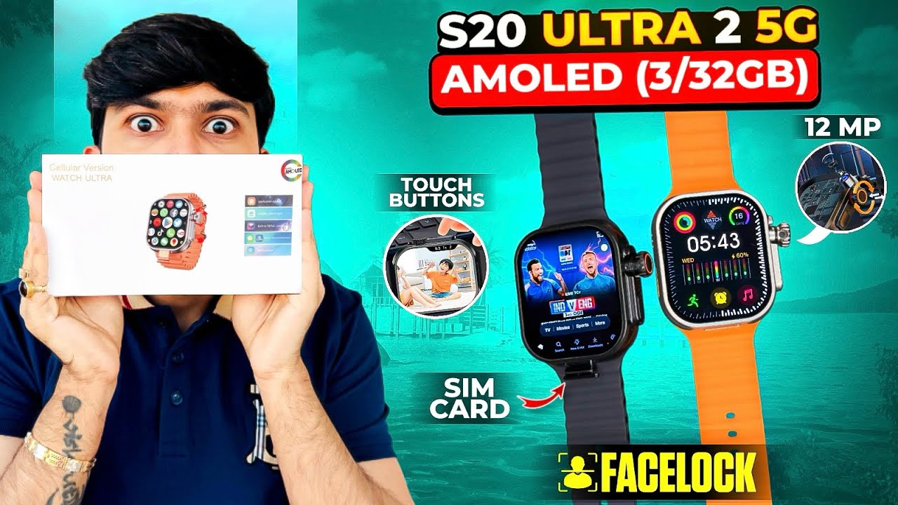 S20 Ultra 2 5g | Amoled 3/32GB | Touch Button | Face Lock | 90hz | 12MP Camera #ultra2
