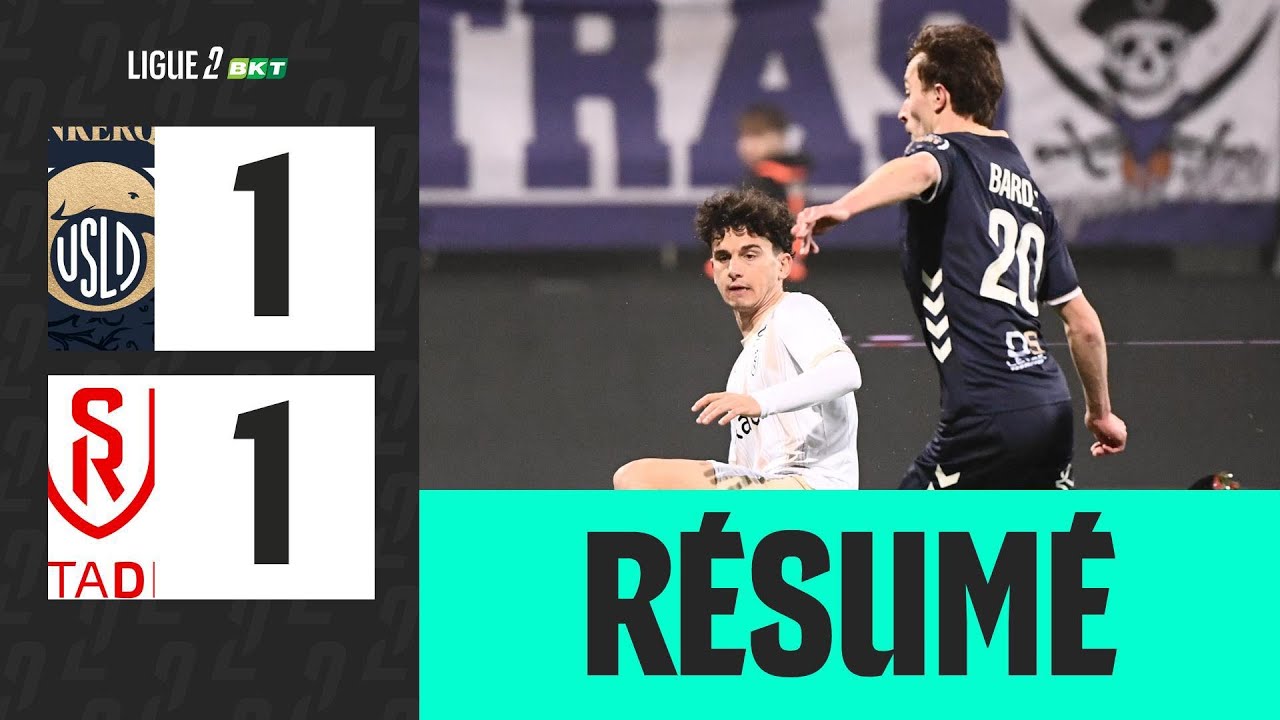 USL DUNKERQUE - STADE DE REIMS (1-1) - 26&egrave;me journ&eacute;e - Ligue 2 BKT 25/26