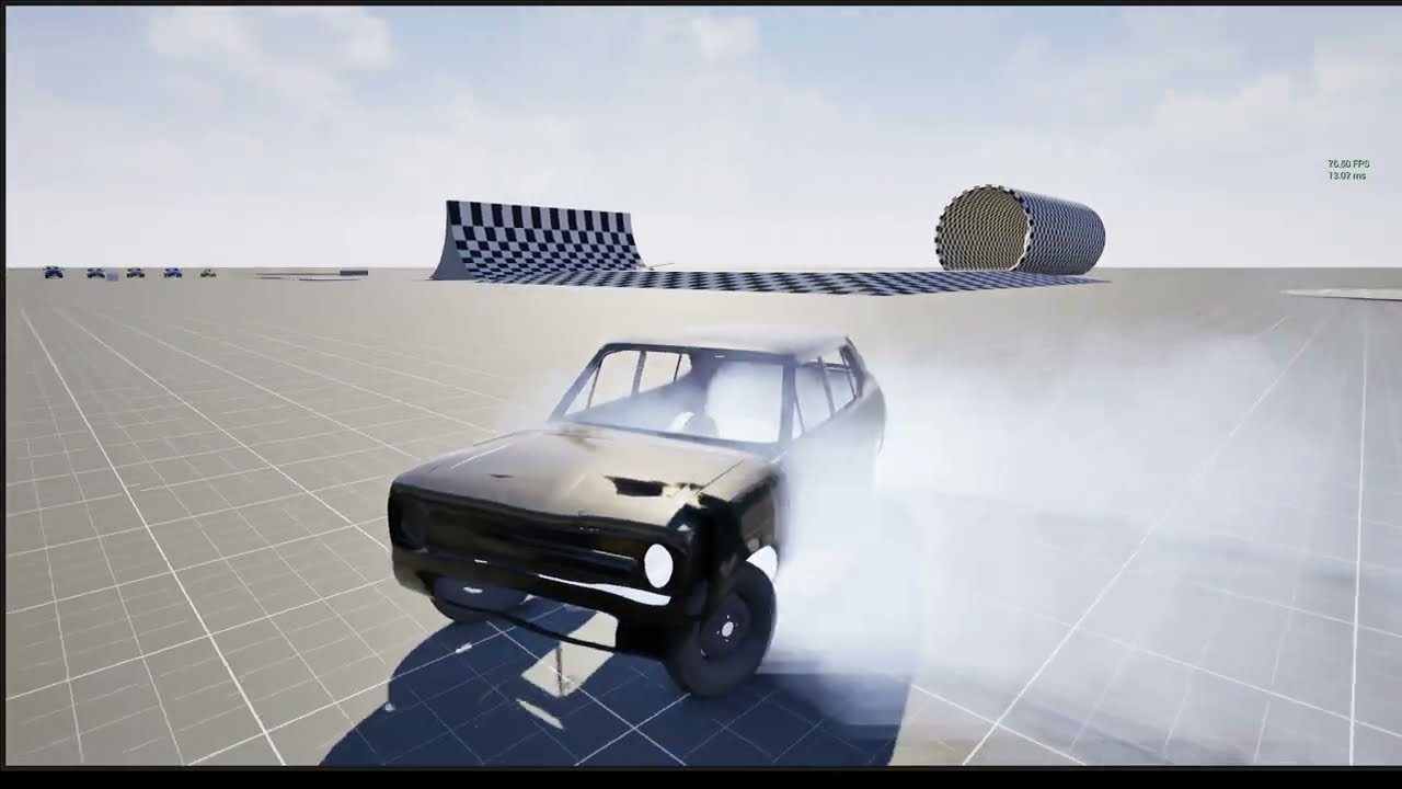 Thrash Racer - #13 - Early Crash Physics Test in UE5