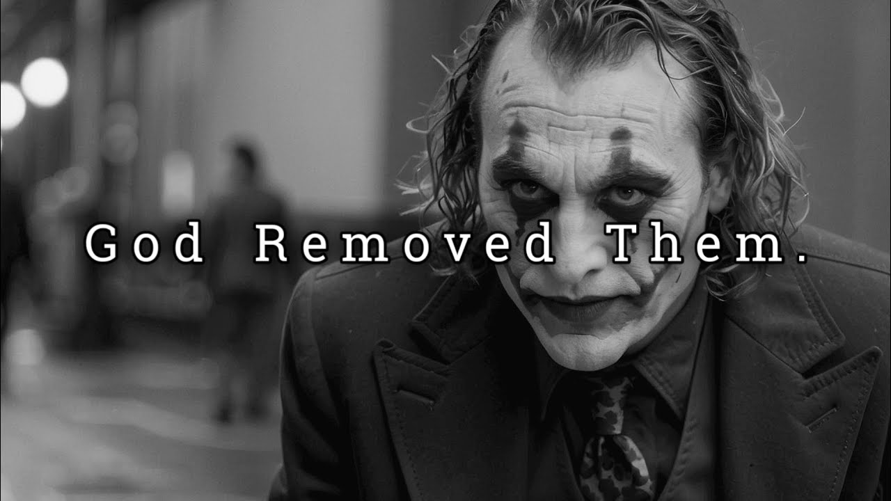 God Saw What You Couldn’t, So He Removed Them