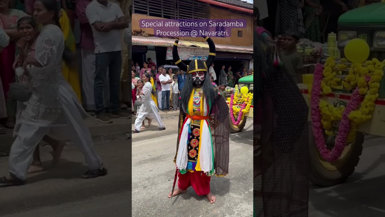 Special attractions on Saradamba Procession @ Navaratri.