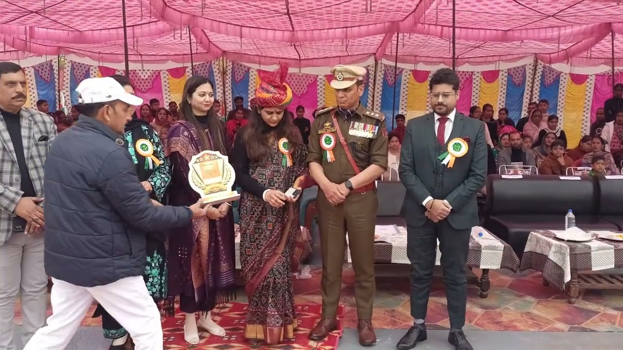 Awarded by Worthy SDM Mam Ramnagar on the event of 26th January 2026 for my International Gold Medal