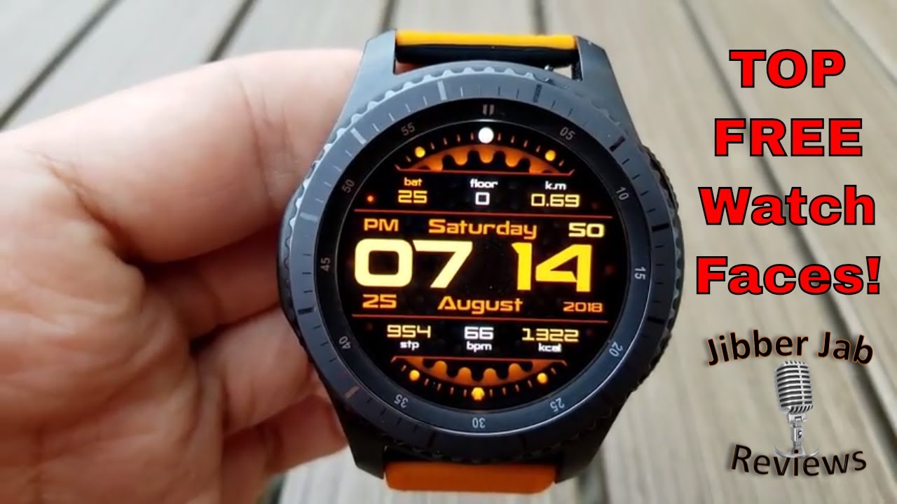 TOP FREE Must See & Must Download Samsung Gear S3/Galaxy Watch Faces! - Jibber Jab Reviews!