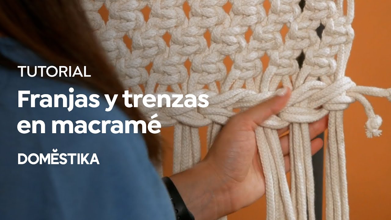 TUTORIAL Macramé | Nudos Básicos para crear Franjas y Trenzas | Mariela Motilla | Domestika