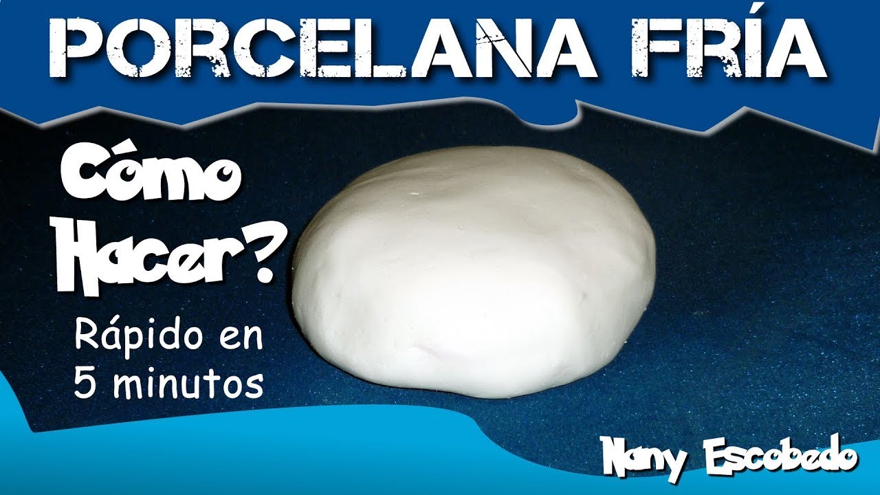 PORCELANA FRÍA FÁCIL Y RÁPIDO EN 5 MINUTOS