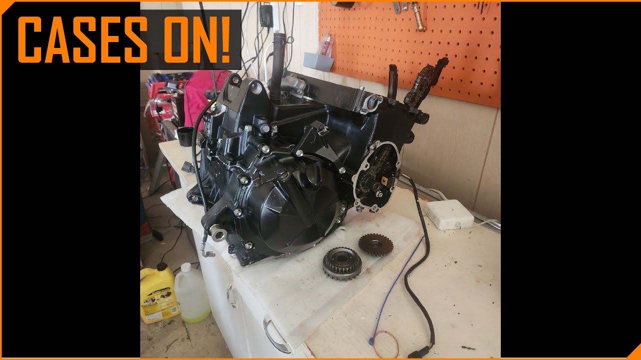 2009 ZX-10R Blow Engine Ep. 10 | Installing Case Covers and starting gears | Buffalo, NY