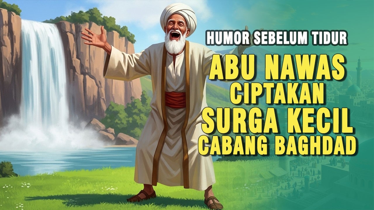 ABU NAWAS BANGUN SURGA KECIL CABANG BAGHDAD || KISAH LUCU PENGANTAR TIDUR