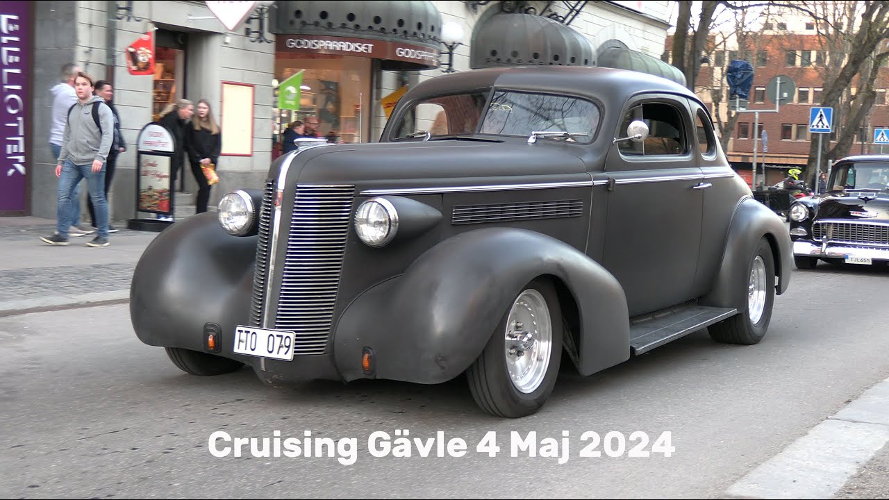 Cruising Gävle 4 Maj 2024 4K