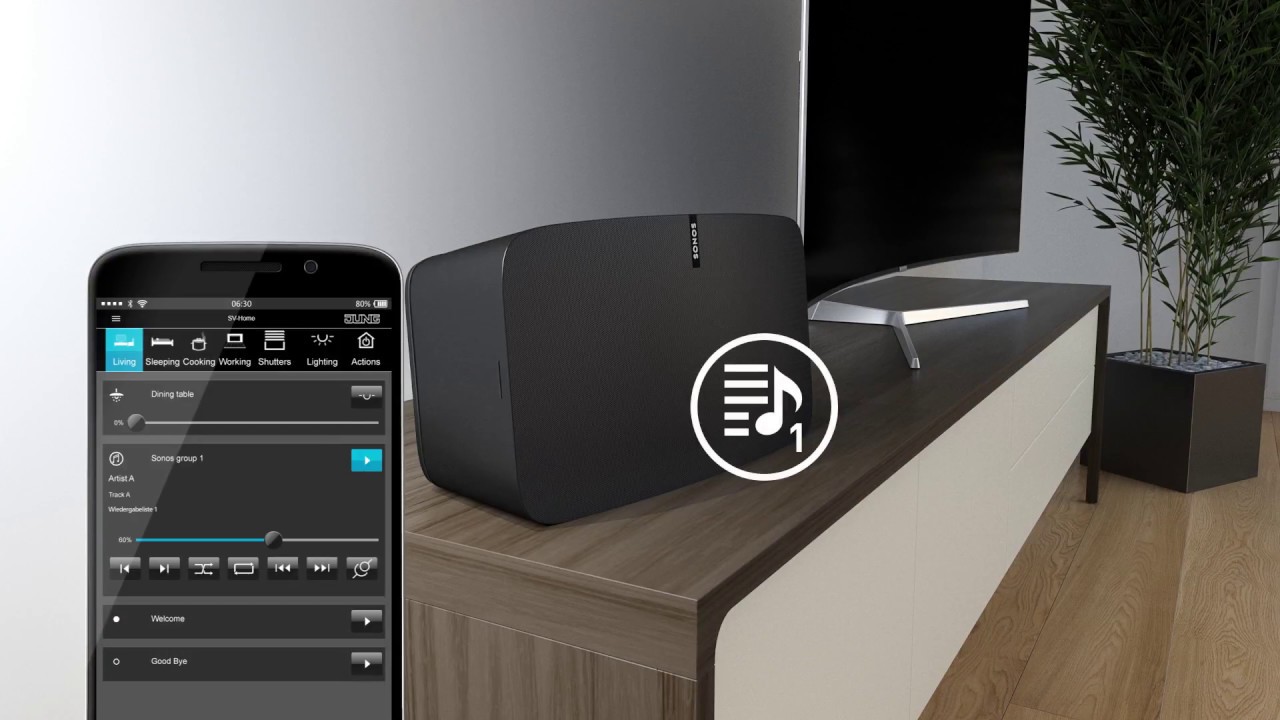 Smart Visu Server goes Sonos | commercial use