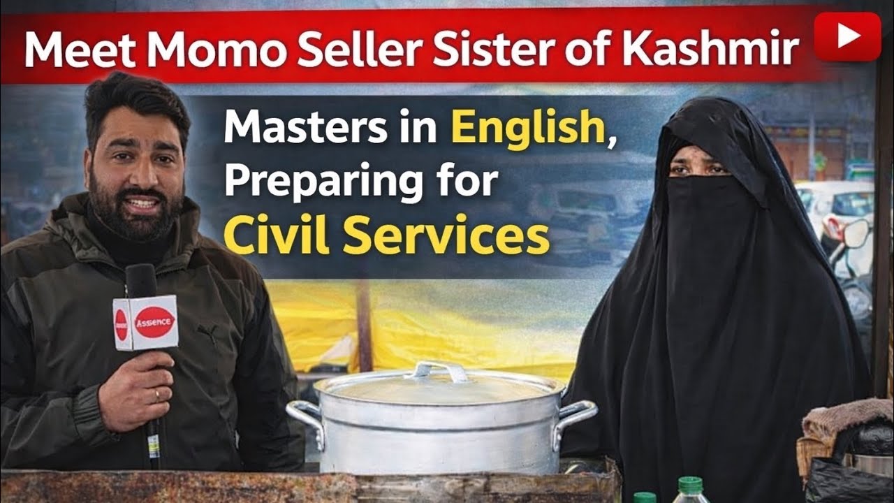 Meet Momo seller sister of Kashmir who is Masters in English and preparing for Civil Services 