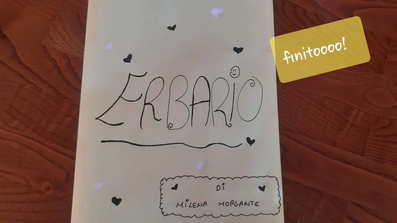 Come realizzare un erbario