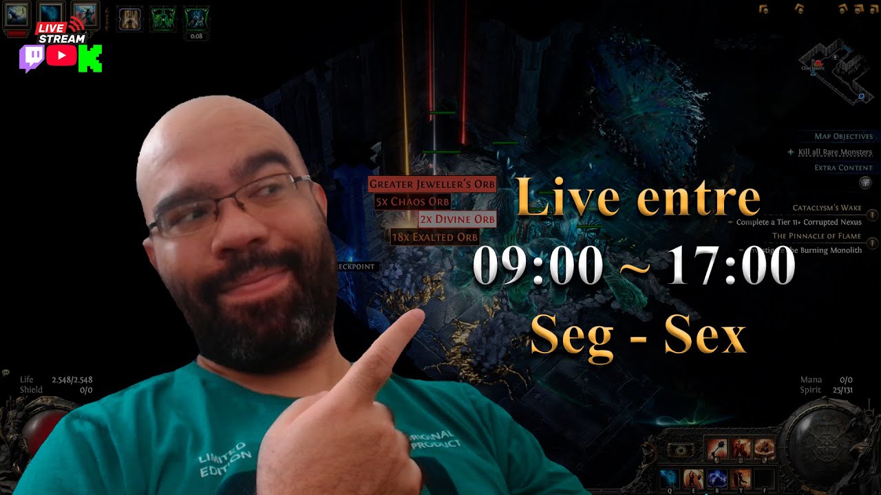 Hora do chaos. !stream !shorts !yt #Batepapo #pathofexile