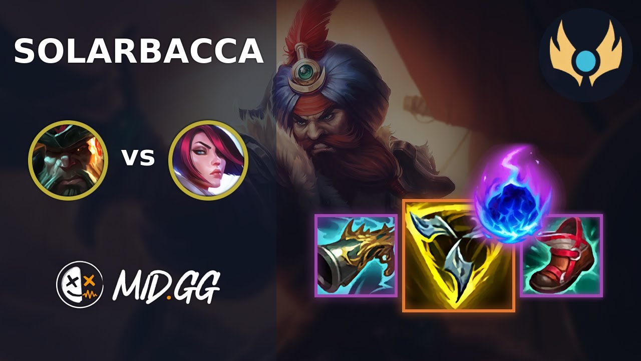 MID.GG: [ solarbacca ] Gangplank TOP vs Fiora | NA CHALLENGER | LOL Season 2025