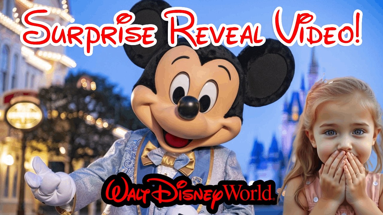 Disney World Trip Reveal Video - Mickey & Minnie Mouse