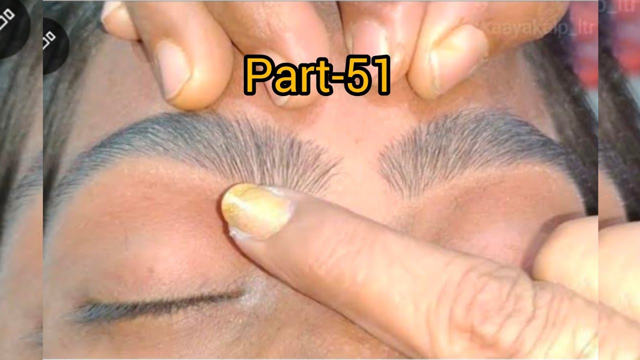 eyebrow threading part-51 ||दोनों आईब्रो को एक जैसा कैसे बनाए ||Left eyebrow के नीचे guideline banay