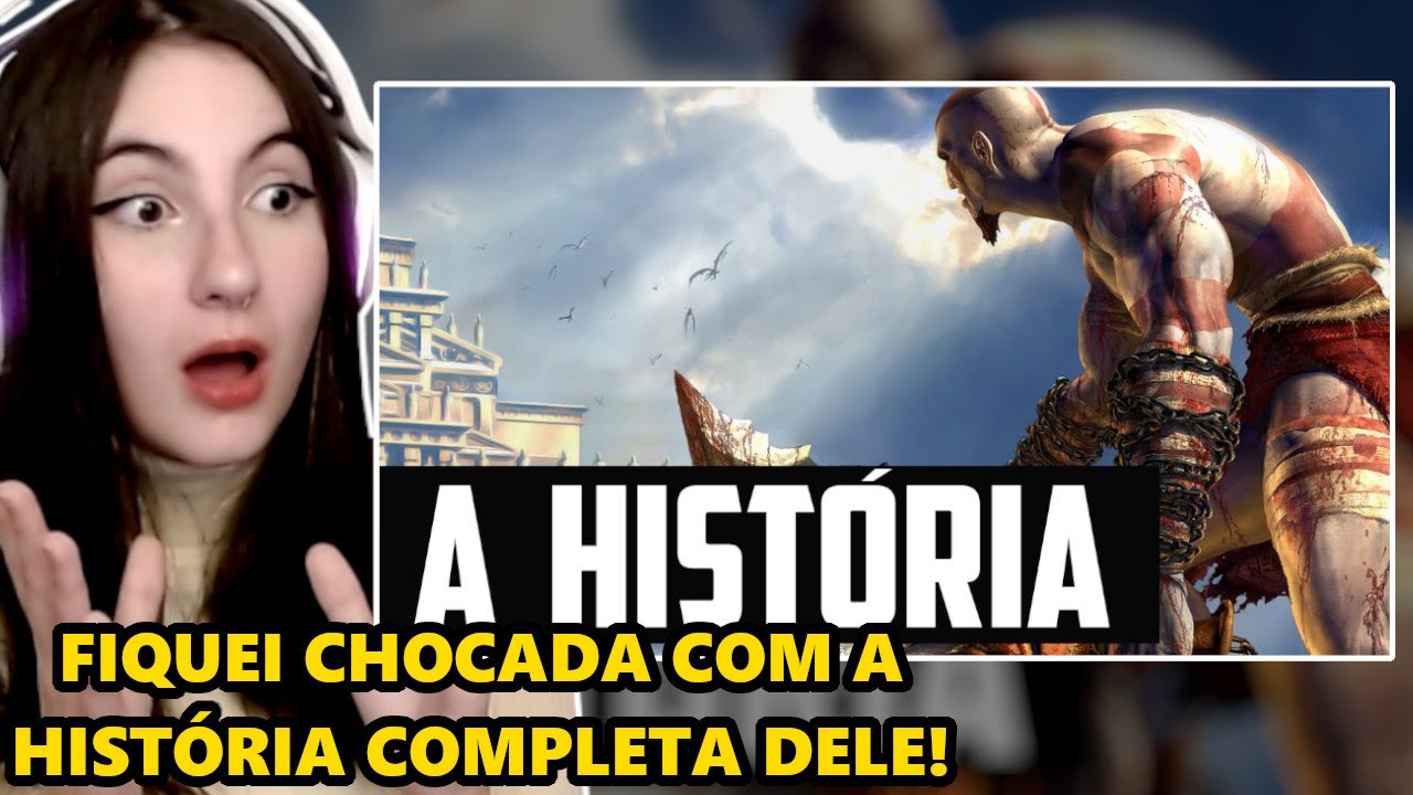 Sessão Spoiler - A História de God of War (REAGINDO A Sidão do Game)
