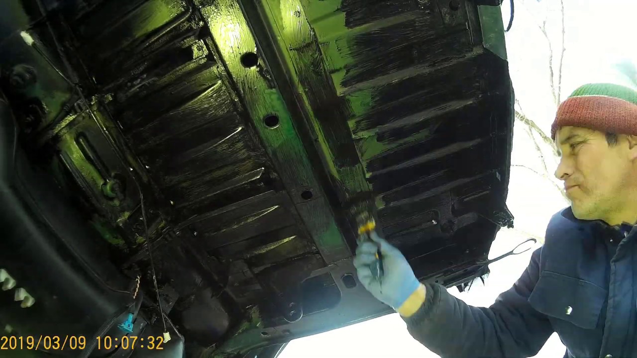 Peugeot 206 felújítás 5. rész Alváz rozsdamaró+festés