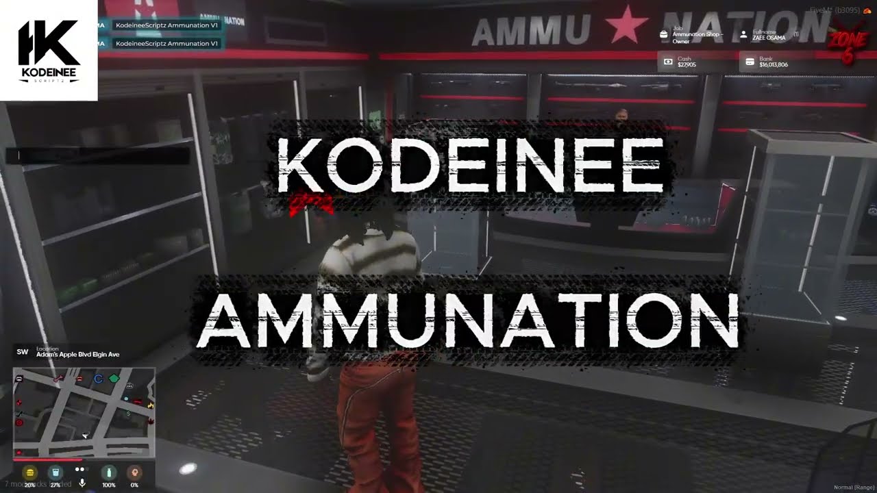 [QB] Ammunation Job + Gun Range | FiveM