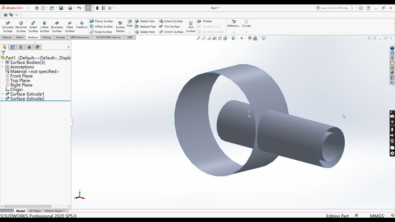 How to draw RF PAD in pressure vessel #pressurevessel #solidworks #Rfpads