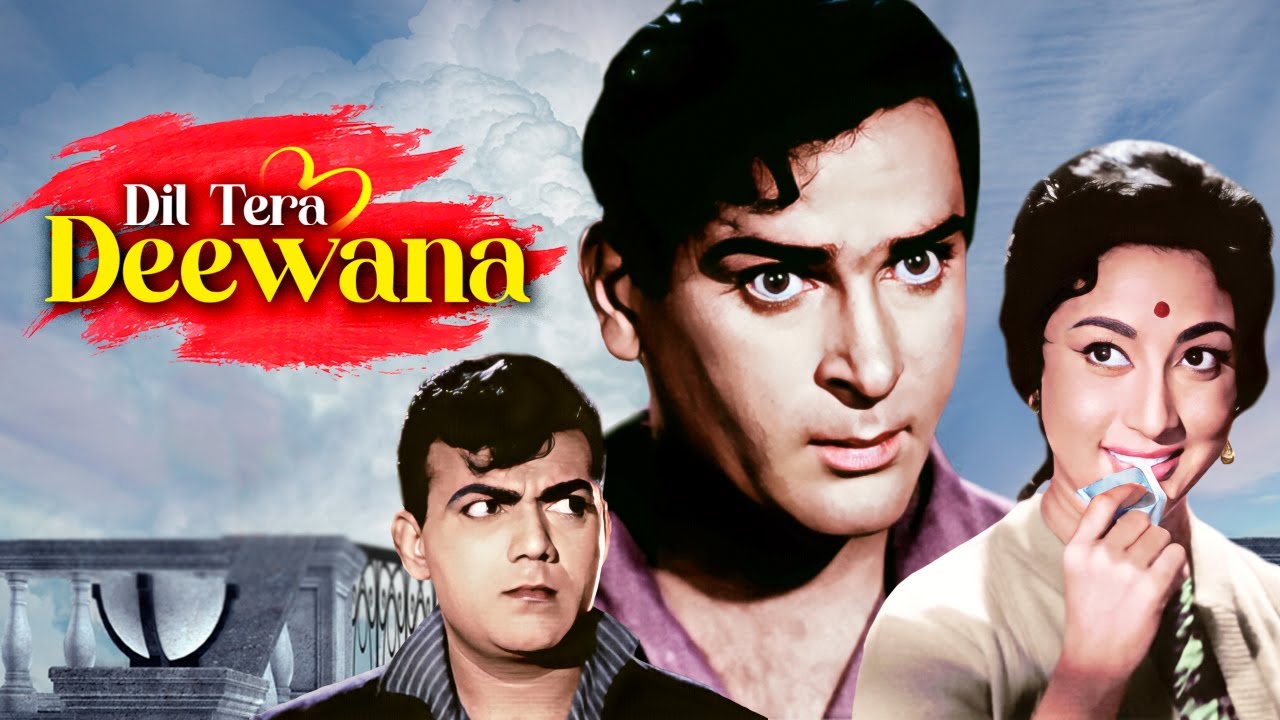 DIL TERA DEEWANA | Hindi Full Movie In Colour | Shammi Kapoor Hit Movie | Mala Sinha, Mehmood, Pran