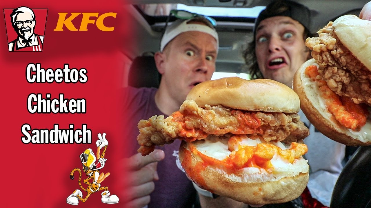 Eating KFC's *NEW* Cheetos Chicken Sandwich