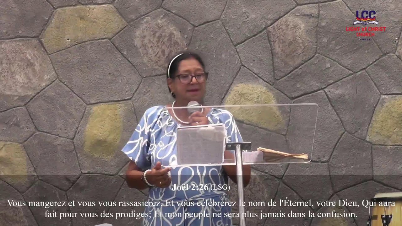 25.01.2026 | Light of Christ Church Mauritius | Culte D'Adoration | Pasteur Vinodha