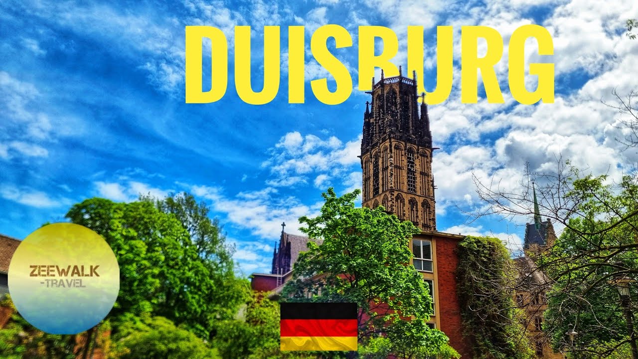 Walking in Duisburg/Germany 🇩🇪【4K】 Spring Walk ـ  Central city (May 2021).
