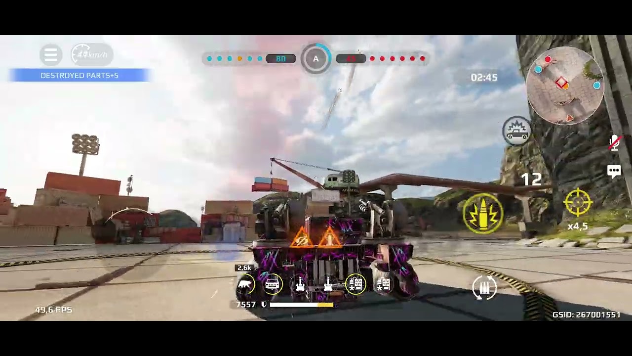 Extreme Knockback. Crossout mobile.4 