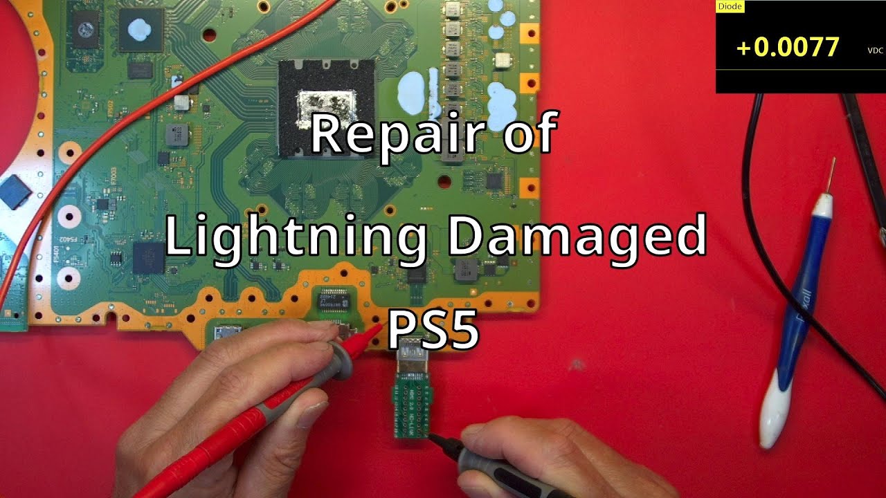 #181 Repair of a Lightning Damaged PS5