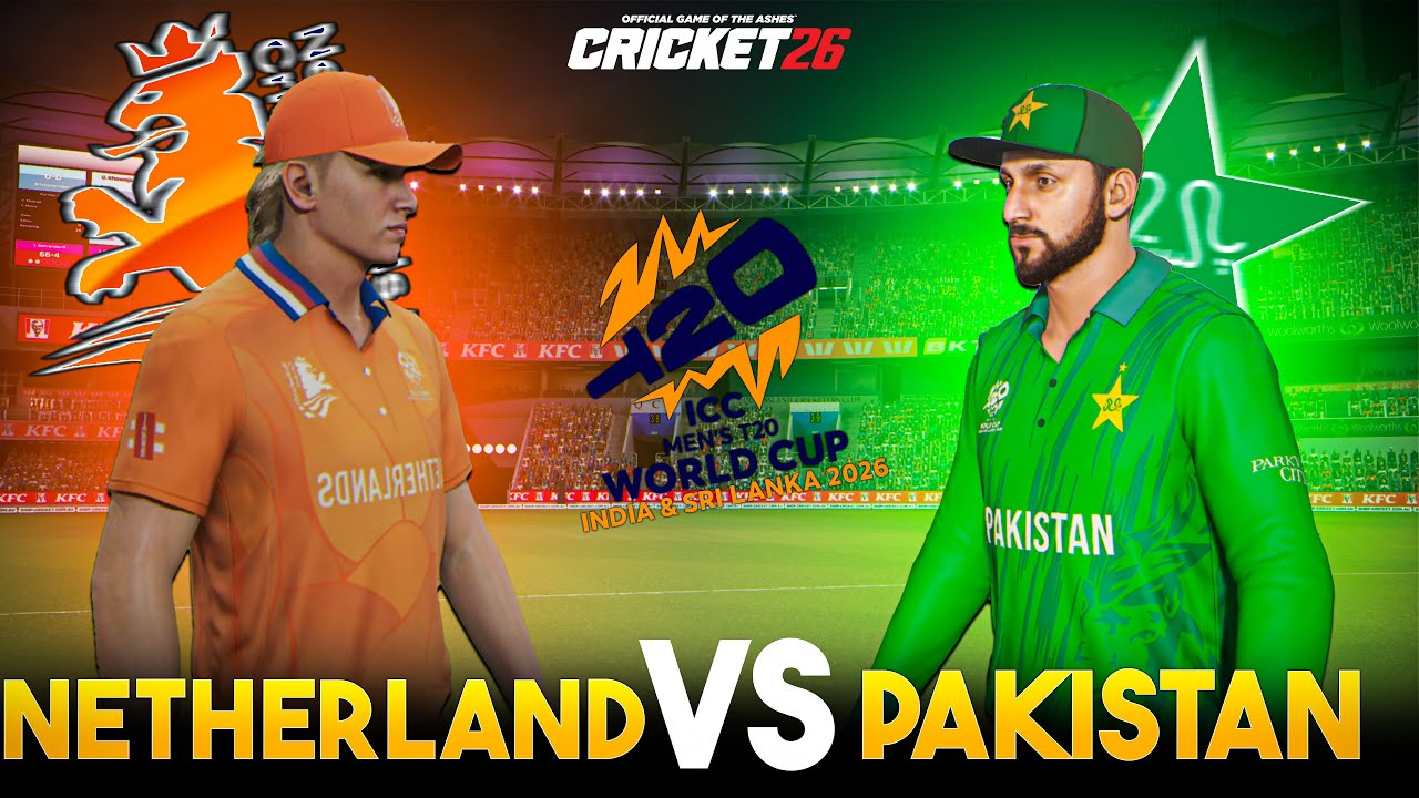 Pakistan Vs Netherland First T20 World Cup 2026 Match | Cricket 26
