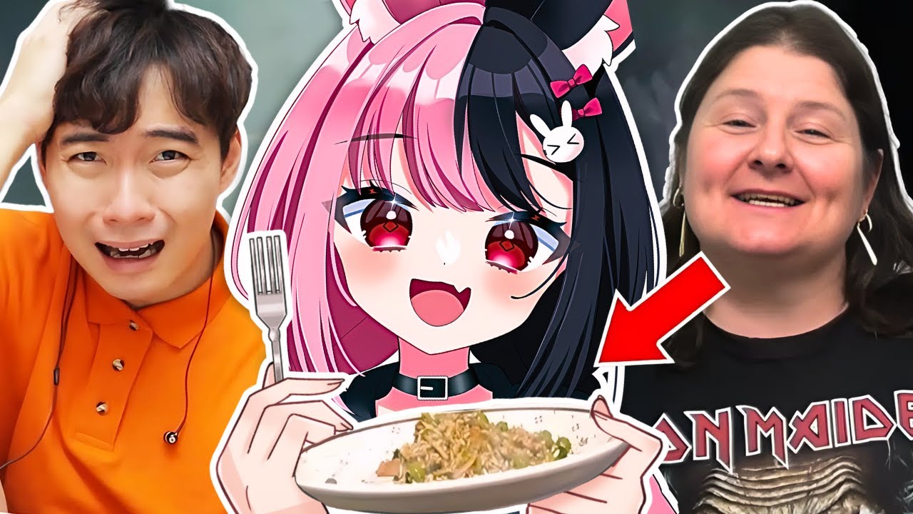 Реакция Vtuber на ХУДШИЙ рецепт жареного риса от дядюшки Роджера (Kay's Cooking)