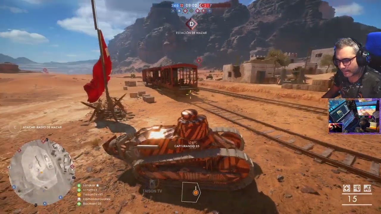 Que bonito es el Desierto hasta que se pone Feo Battlefield 1