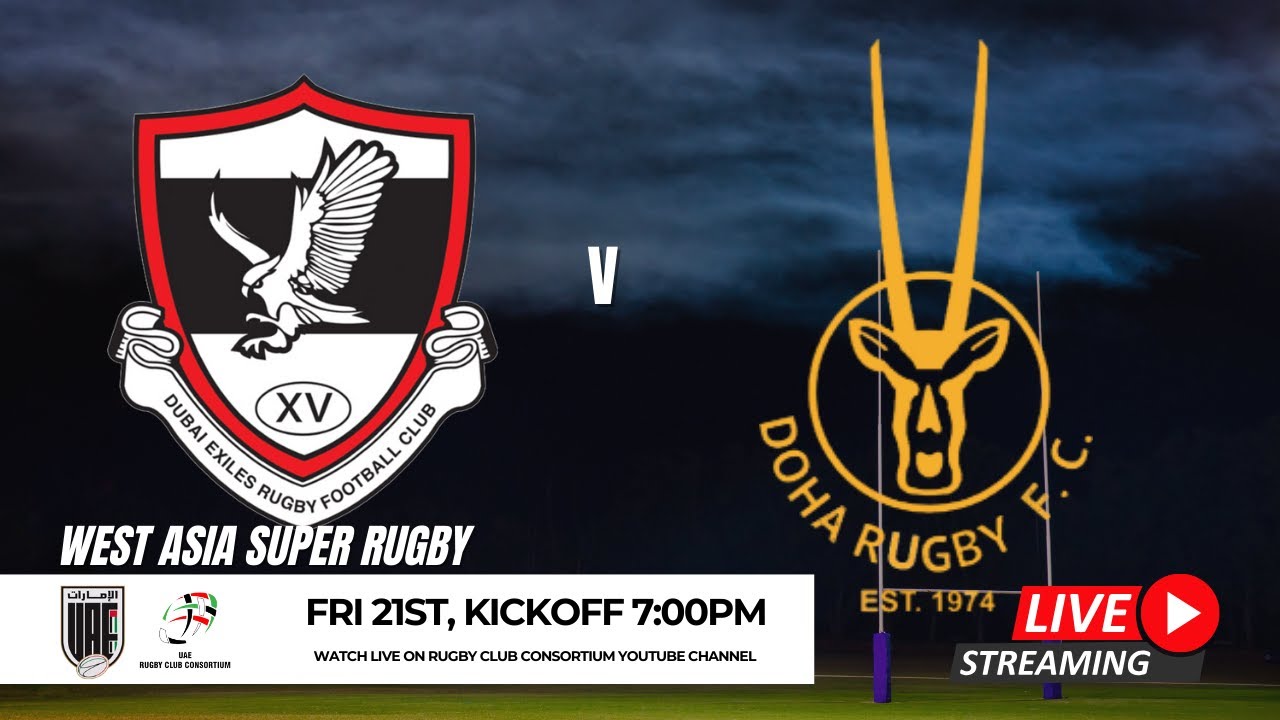 West Asia Super Rugby | Dubai Exiles v Doha RFC