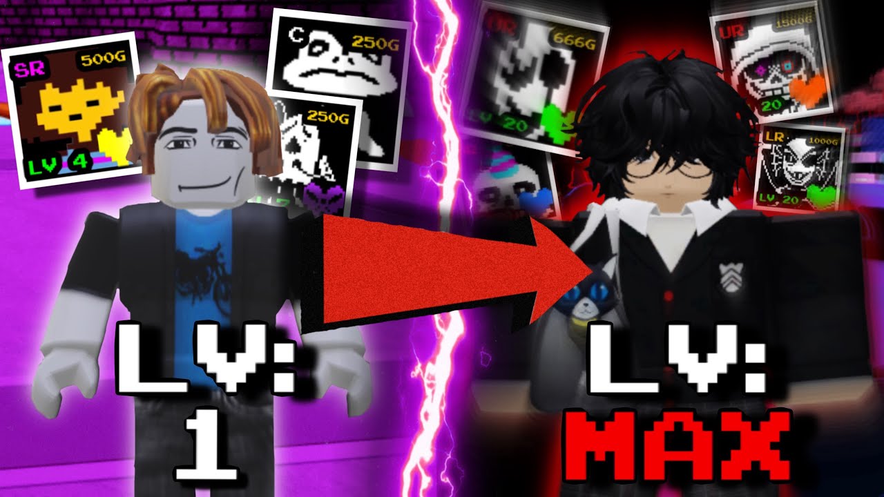 Переход с LV: 1 на LV: MAX в Roblox Undertale Adventures… (100% соло и FTP) (часть 1)