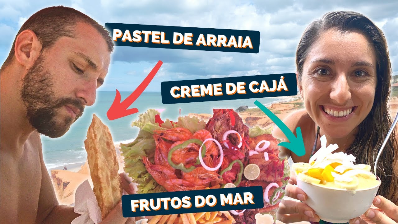 Provando comidas típicas de Canoa Quebrada - CE (Com PREÇOS)