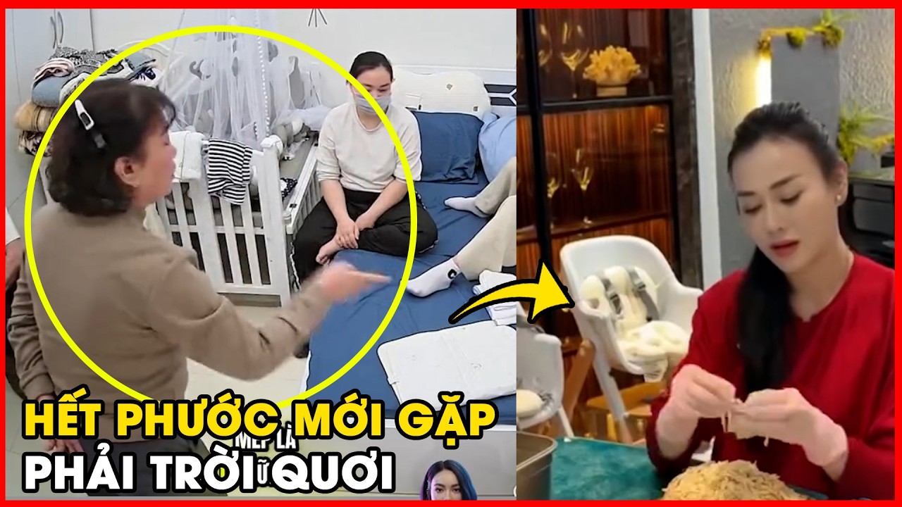 Mẹ ruột diễn viên Phương Oanh mắng té tát con dâu vừa sinh 10 ngày, để bênh con trai