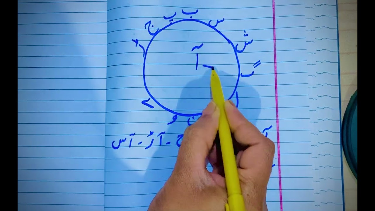 ( آ ) کو حروف تہجی سے ملائیں - Urdu basic
