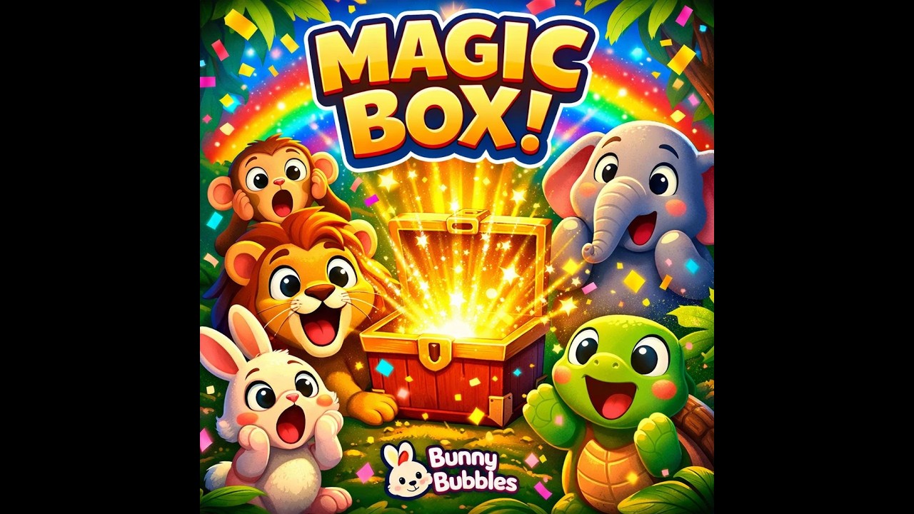 😱 Magic Jungle Box Surprise! Animals Got SHOCKED! 🐒✨ (Kids Funny Song) ⭐ BEST