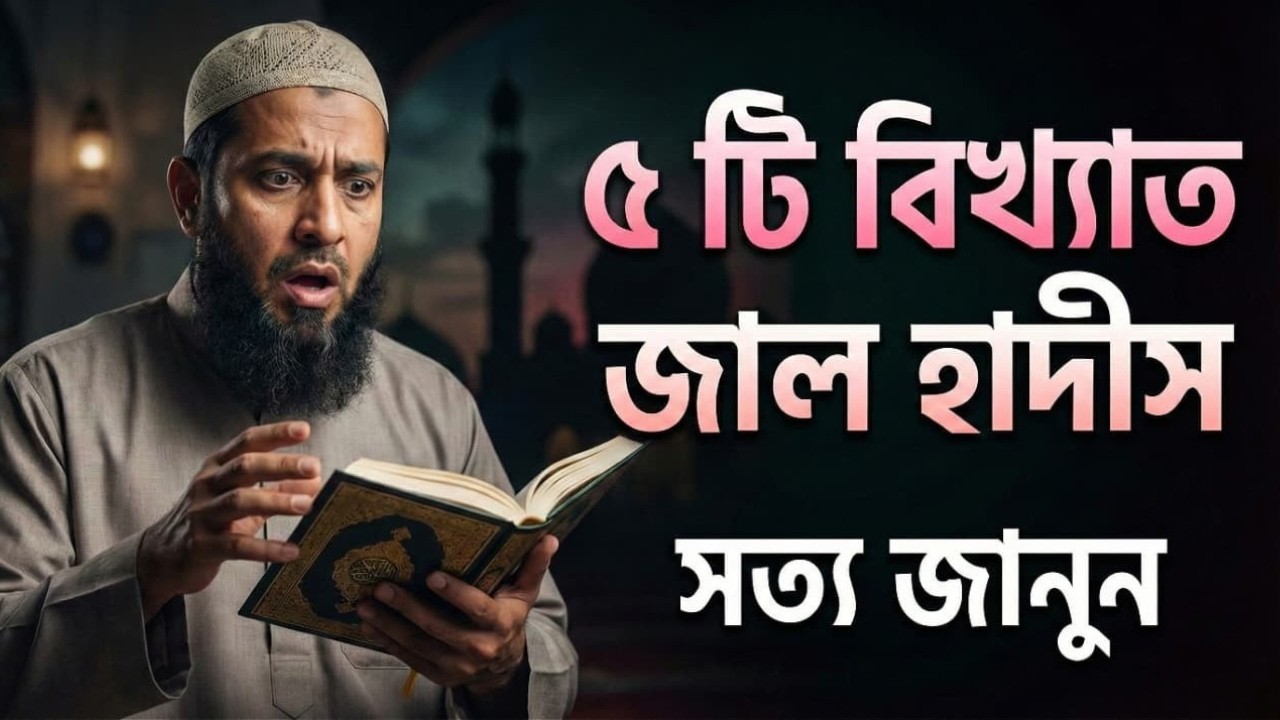 এগুলো হাদিস নয়! ৫টি বিখ্যাত ভুল ধারণা প্রমাণসহ । Fake Hadis Exposed