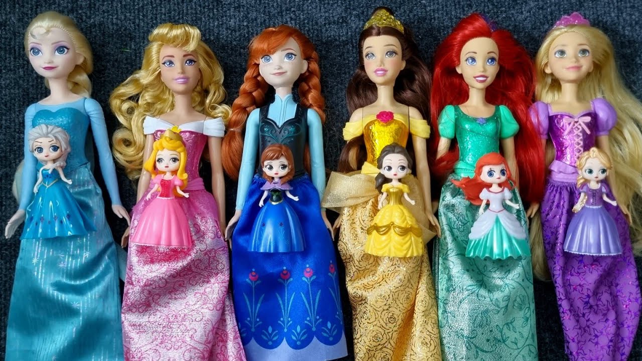 Cute Miniatures Disney Princess Frozen ELSA & Annall! elsa satisfying unboxing 