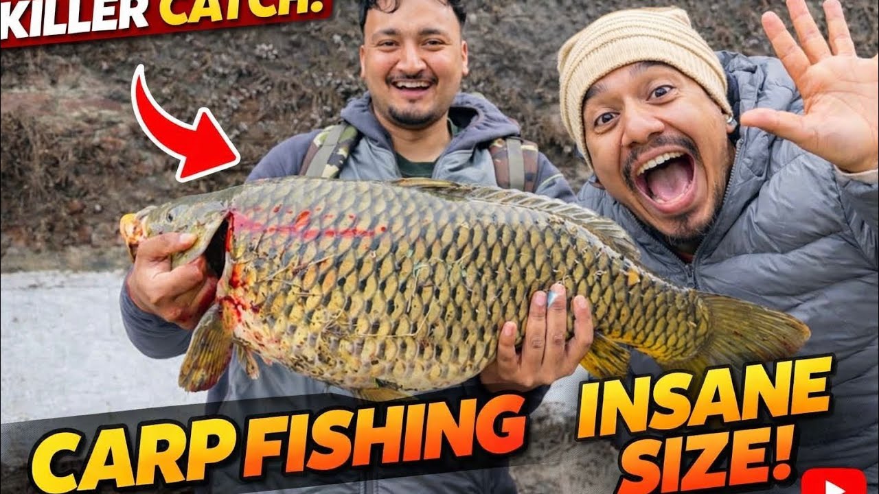 🐟 आजको Fishing ले सबैलाई चकित पार्‍यो 😍 | Common Carp Catch || @damsidefishingtoolsgroup 