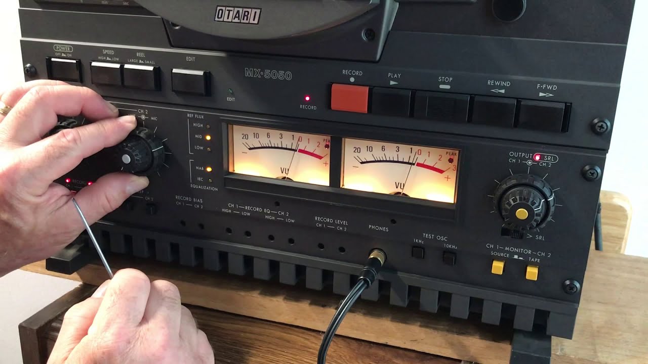 Otari MX-5050 BII-2 Calibration (How to Calibrate the Reel to Reel Recorder)
