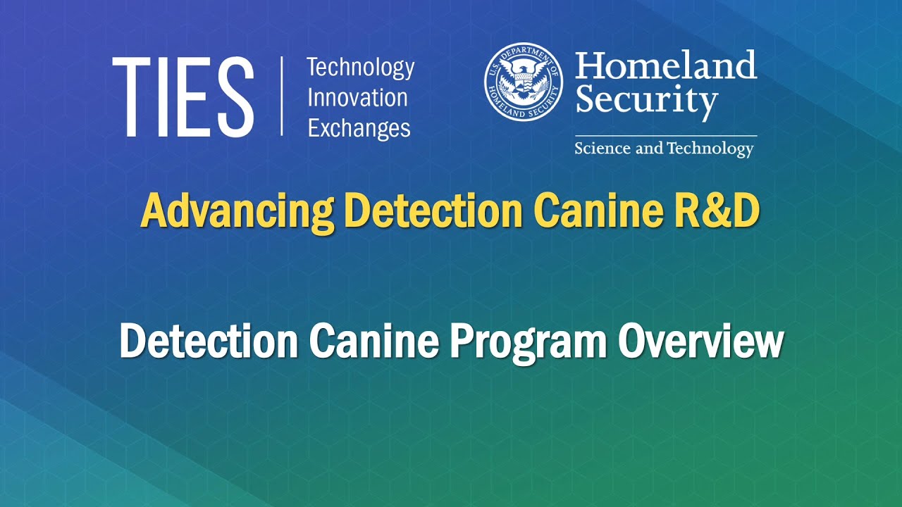 Detection Canine Program Overview