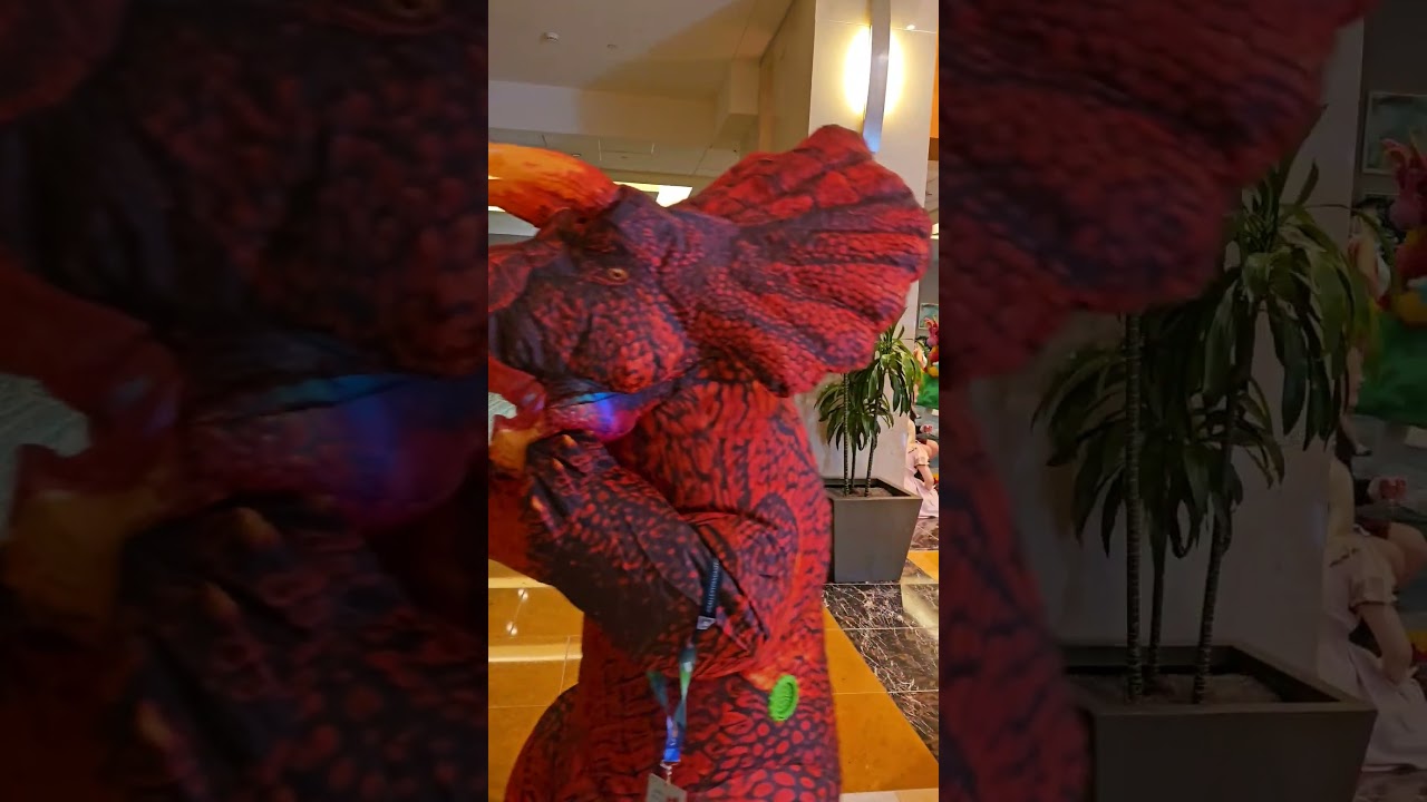 The Inflatable train at Holiday Matsuri #shorts #holmat #cosplay