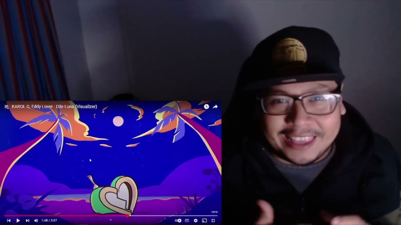 REACCIÓN A KAROL G, Eddy Lover - Dile Luna (Visualizer)