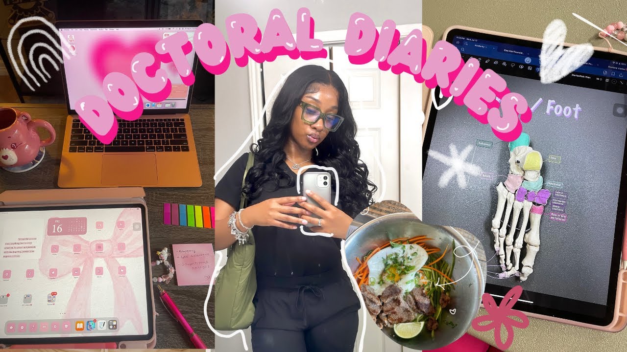 Study Vlog 🎀🖇️: Midterms, Finals week, OT school, productive grad school days