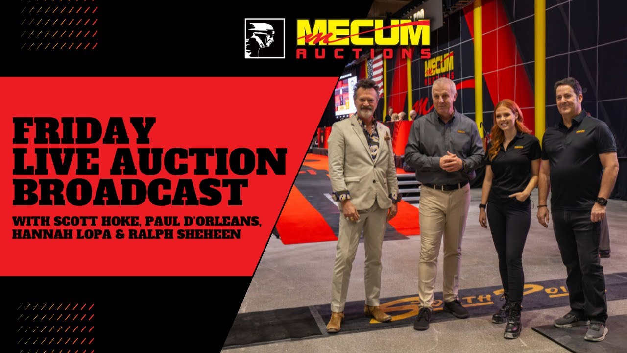 Live Motorcycle Auction: Mecum Vegas with Scott Hoke, Paul D'Orleans, Ralph Sheheen & Hannah Lopa