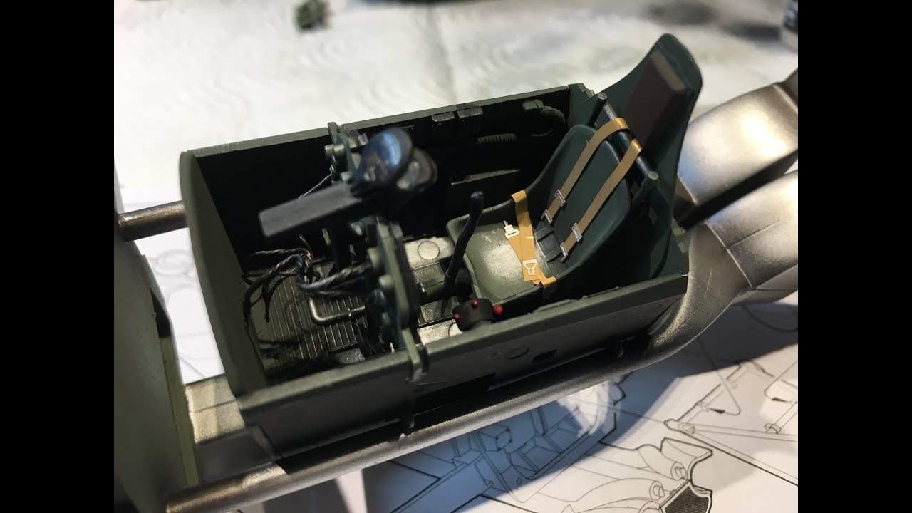 Trumpeter 1:32 Thunderbolt PART I   Interiors